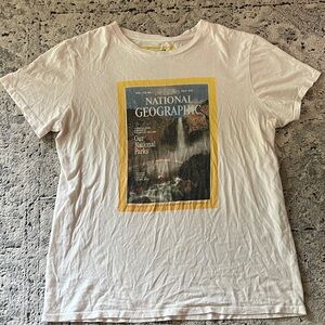 Parks Project White Tee with National Geographic Graphic